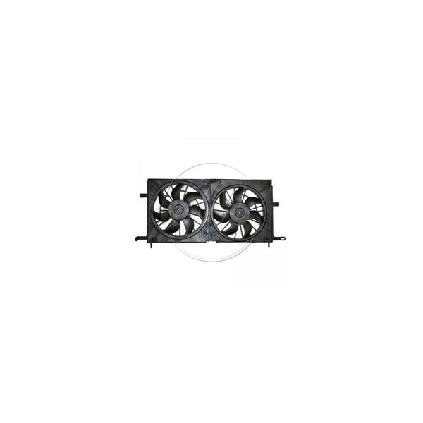 05-06 Cv Uplander 3.5l (w/ Rear Ac) Rad/cond Motoventilador