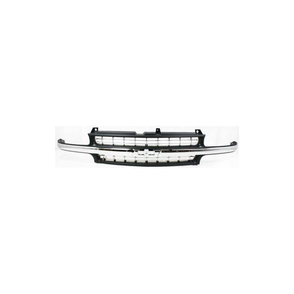 Cv Silverado 99-02  Parrilla Chrome, Black