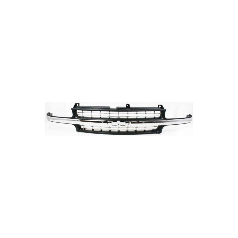 Cv Silverado 99-02  Parrilla Chrome, Black