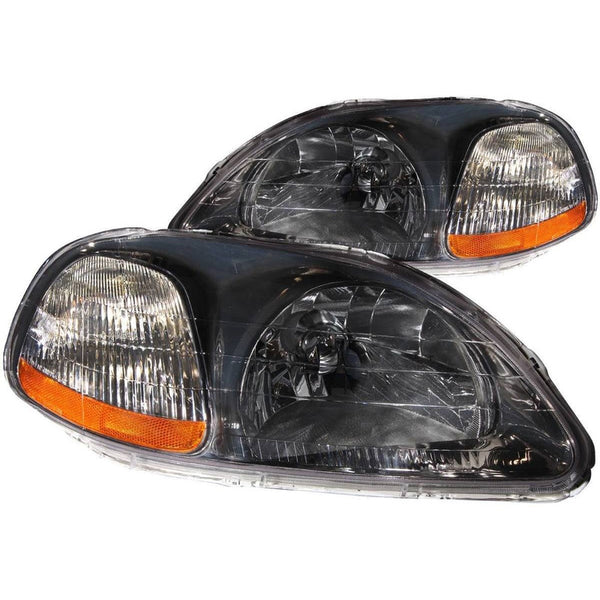Hd Civic 96-98 Crystal H.l Gun Metal