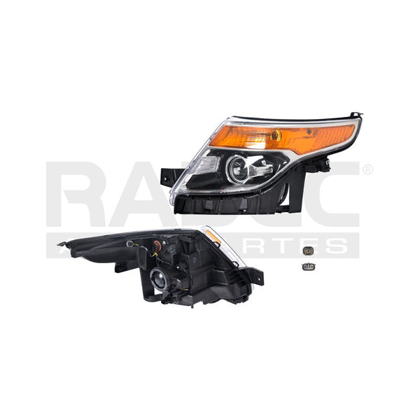 Faro Fd Explorer 11-15 P/foco Halogeno Tyc Izq