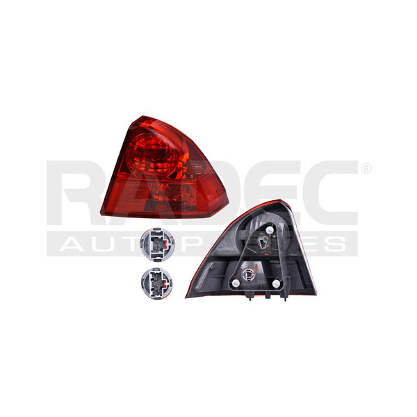 Calavera Exterior Hd Civic 03-05 4 Puertas Lado Derecho