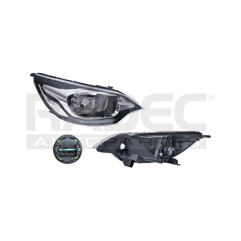 Faro Ki Rio 12-16 4 Puertas S/motor Tyc Der