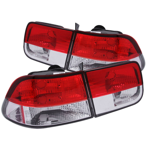 Honda Civic 96-00 2 Dr T.l Red/crystal