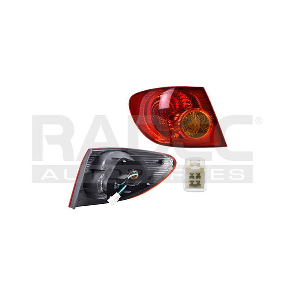 Calavera Exterior Ty Corolla 03-04 Lado Izquierdo Mx