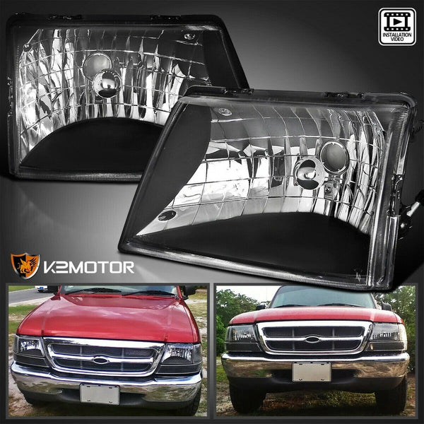 Ford Ranger 1998-2000 Faros Negros