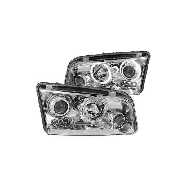 Dg Charger 06-08 Projector H.l Halo Chrome