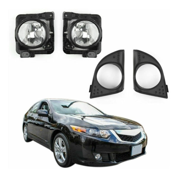 Acura Tl 2009-2010 Kit Faros De Niebla Y Tapas