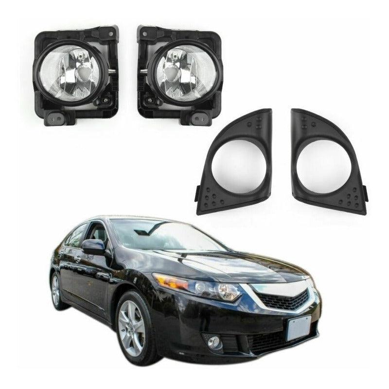 Acura Tl 2009-2010 Kit Faros De Niebla Y Tapas