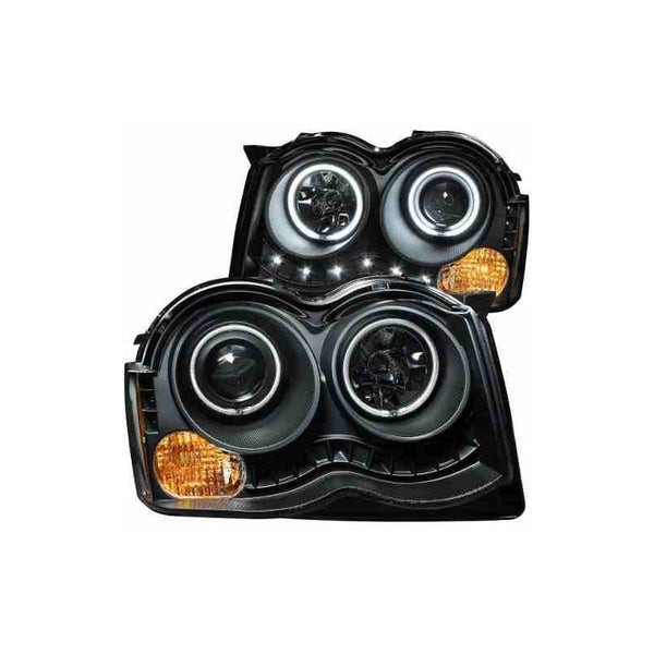 Jp Grand Cherokee 08-09 Projector H.l Halo Black(ccfl)