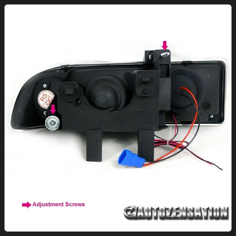 Chevrolet S10 Blazer 98-04 Faros Y Cuartos Led Negros