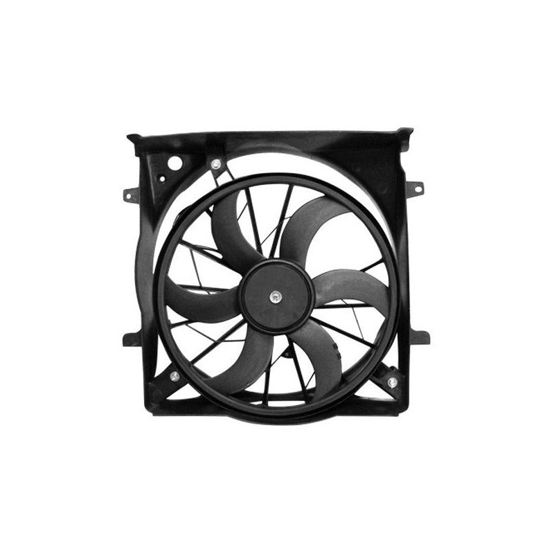 02-07 Jp Liberty 3.7l Gas Rad&cond (s) Motoventilador