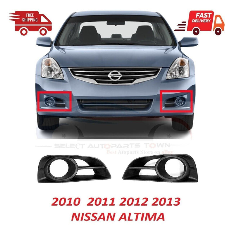 Altima Coupe 2010-2013 Kit Par De Faros Y Rejillas