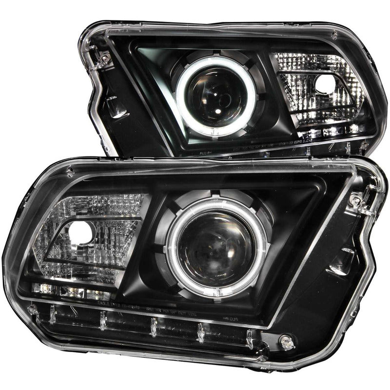 Ford Mustang 10-12 Projector H.l Halo Black Clear (ccfl)