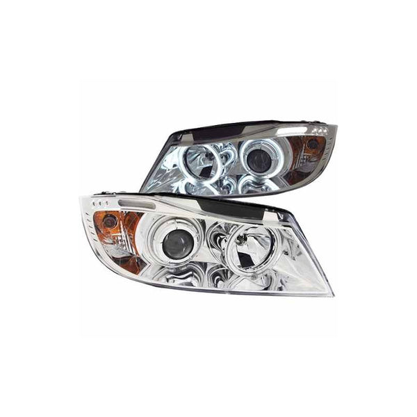 Bmw 3 Series E90/e91 06-08 Projector Halo/led Chrome(ccfl)