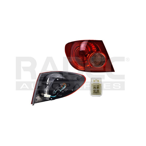 Calavera Exterior Ty Corolla 05-08 C/arnes Lado Izquierdo Mx