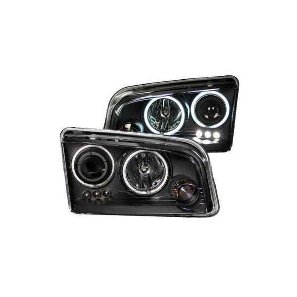 Dg Charger 06-08 Projector H.l Halo Black