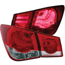 Chevy Cruze 11 Up L.e.d T.l Red/clear 4 Pcs