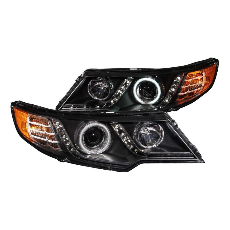 Kia Forte 2010-2013 Projector H.l Halo Black(ccfl)