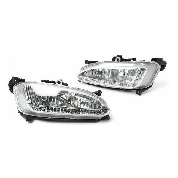 Hyundai Santa Fe 2013- 2016 Par De Faros De Niebla Con Led