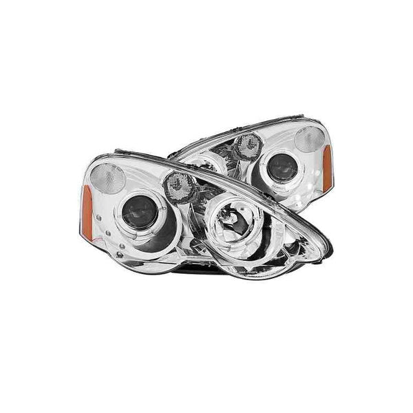 Acura Rsx 02-04 Projector H.l Halo Chrome With Led