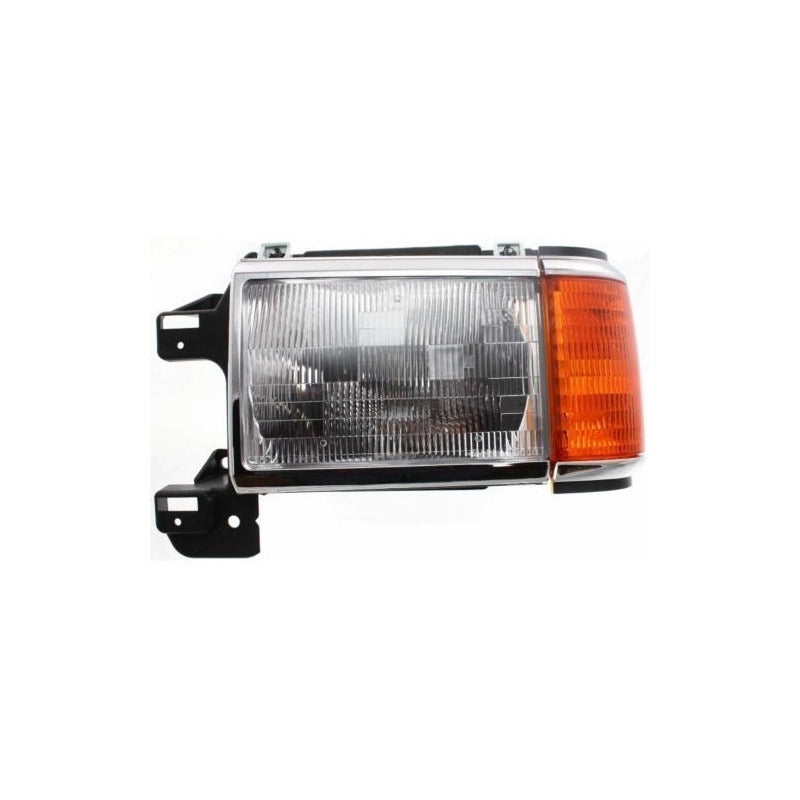 Faro Ford F-150 F150 Bronco 1987-1991 Con Aro Cromado
