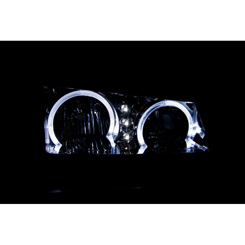 Silverado/chevrolet 03-07 Faros Halo Negros O Claros