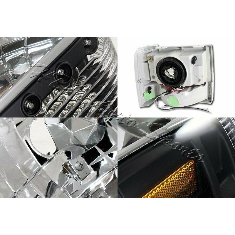 Ford Explorer Ranger 1991-1994 Faros Y Cuartos Negros