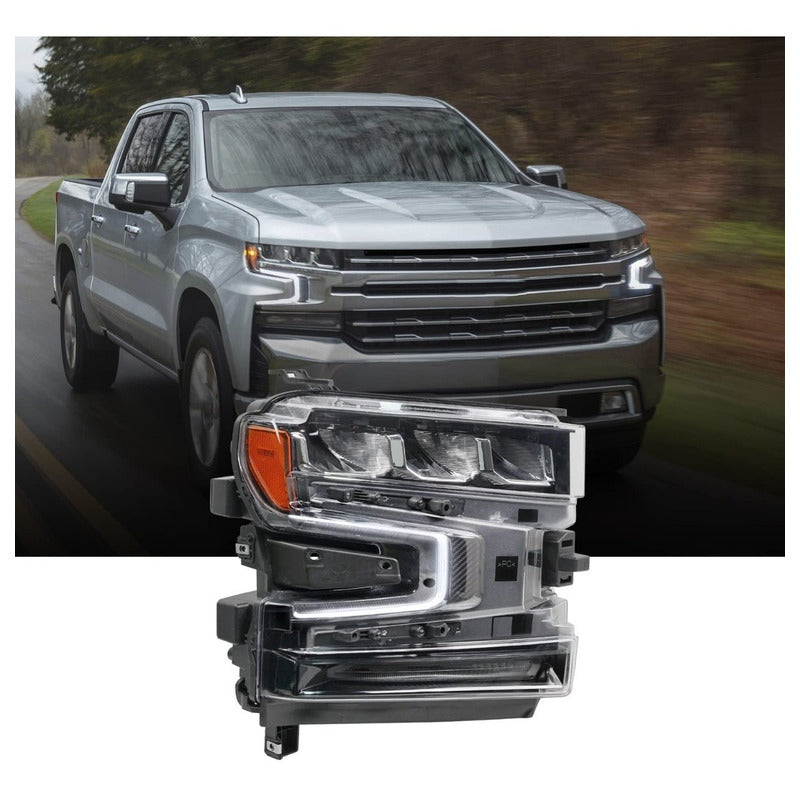 Chevrolet Silverado 2019-2022 Led Faro Derecho