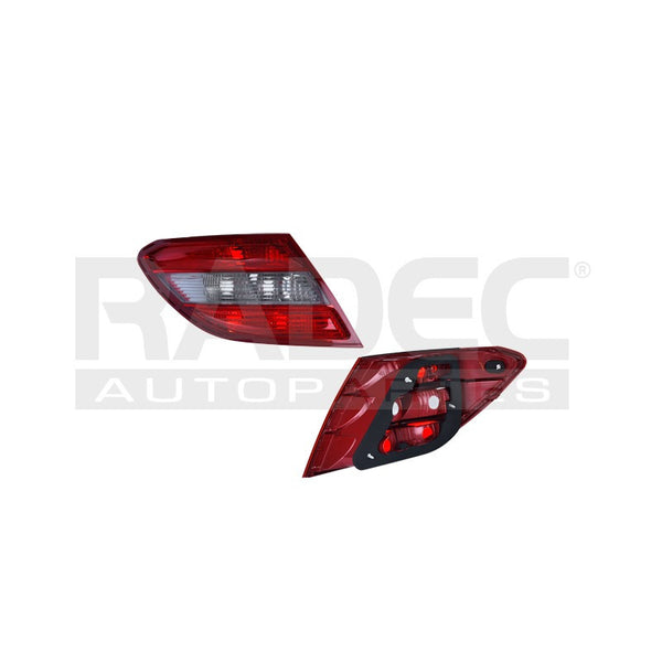 Calavera Mc Clase C 06-11 Rojo/humo Lado Izquierdo Mx