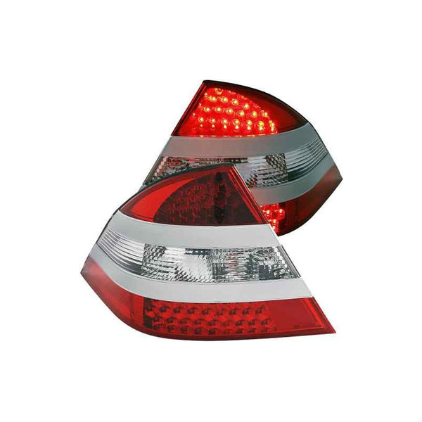 Mbz S Class W220 00-05 Led Tl Red/clear(mid-silver)
