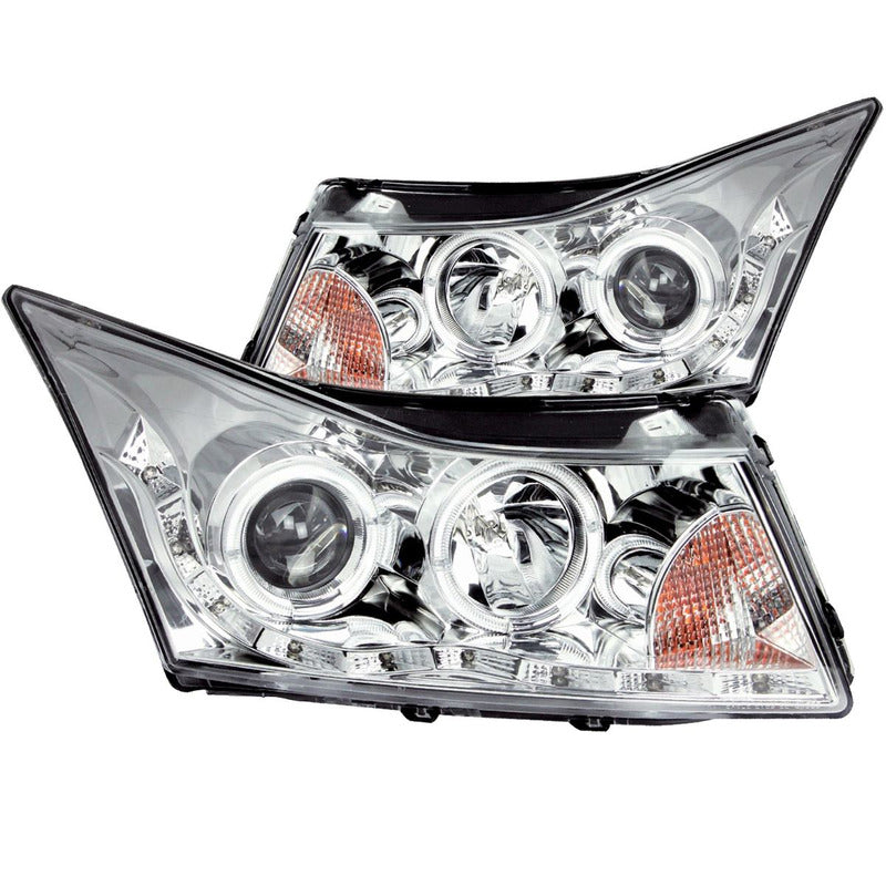Cv Cruze 11-12 Projector H.l Halo Chrome(led Eyebrow)