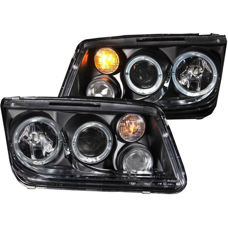 Vw Jetta 99-05 Projector H.l Black Halo W/fog