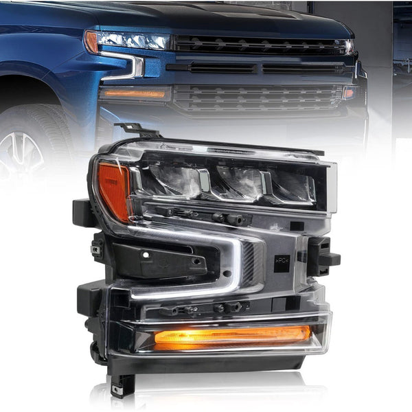 Chevrolet Silverado 2019-2022 Led Faro Derecho