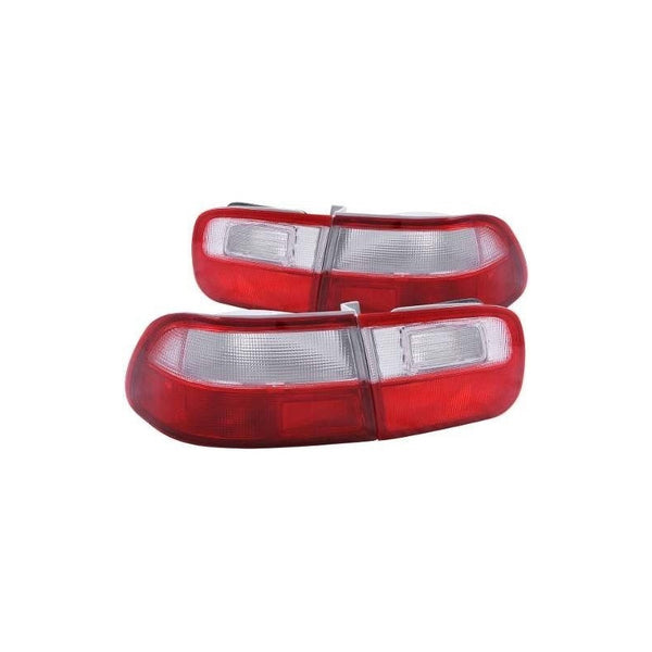 Honda Civic 92-95 2/4 Dr T.l Red/clear (oem)