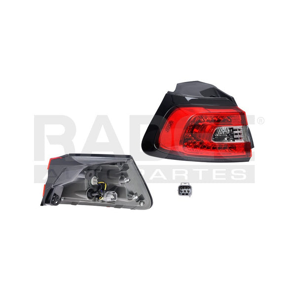 Calavera Exterior Jp Cherokee 14-16 C/arnes Tyc Izquierdo
