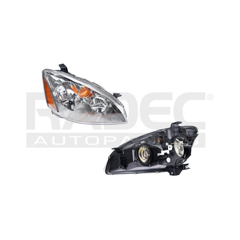 Faro Ns Altima 02-04 4 Puertas P/foco Xenon Tyc Der