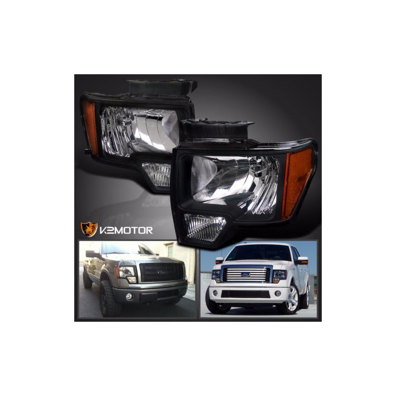 Ford F150 F-150 09 10 11 12 13 Par De Faros