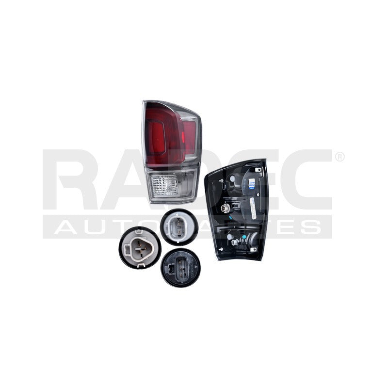 Calavera Ty Tacoma 16 Rojo/cromo Lado Derecho Mx