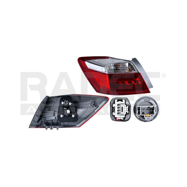 Calavera Exterior Hd Accord 13-15 C/leds Lado Izquierdo