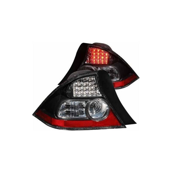 Honda Civic 04-05 2 Dr L.e.d T.l Black