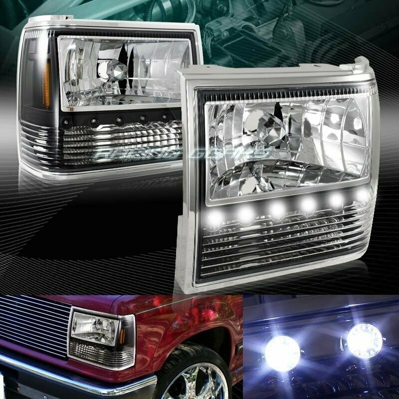 Ford Explorer Ranger 1991-1994 Faros Y Cuartos Negros