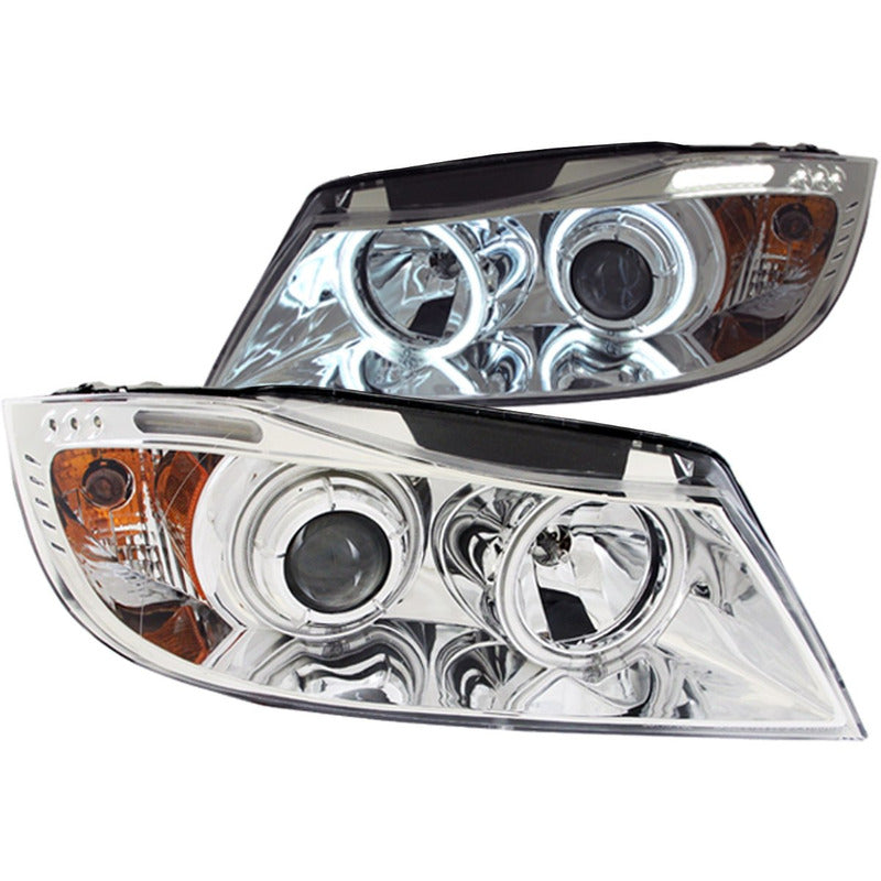 Bmw 3 Series E90/e91 06-08 Projector Halo/led Chrome(ccfl)