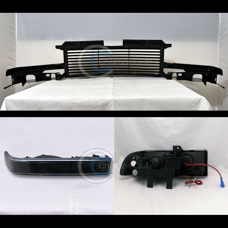Chevrolet S10 Blazer 98-04 Faros,cuartos Negros,parrilla