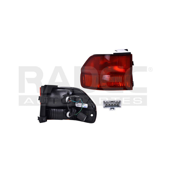 Calavera Exterior Hd Odyssey 99-01  Rojo Lado Izquierdo