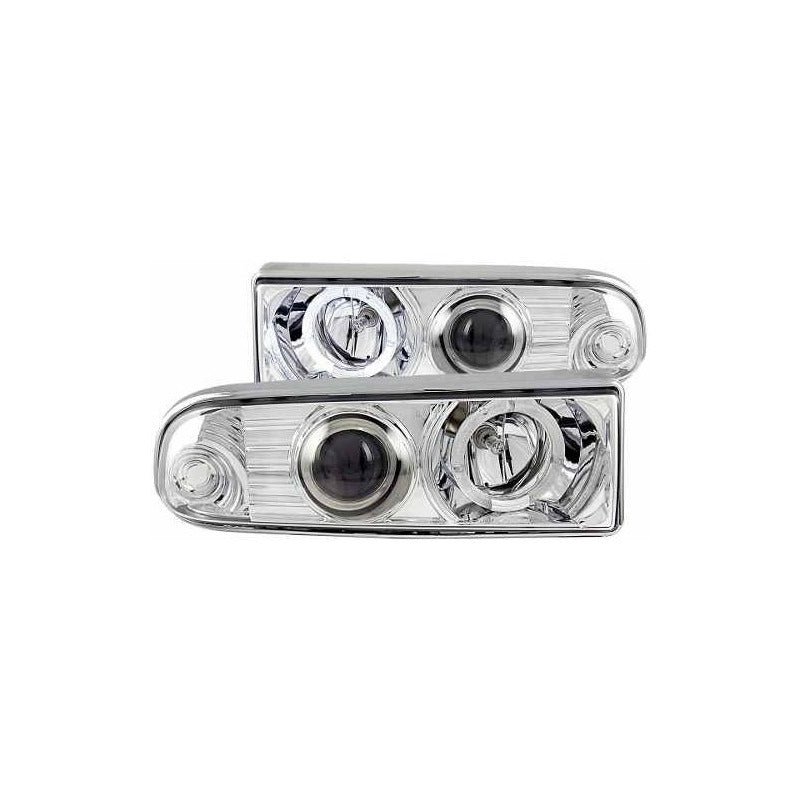 Cv S10 / Blazer 98-04 Projector H.l Halo Chrome