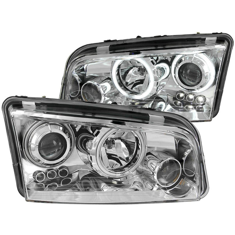 Dg Charger 06-08 Projector H.l Halo Chrome