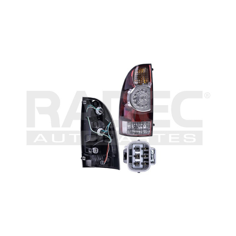 Calavera Ty Tacoma 09-15 C/leds Lado Izquierdo Mx