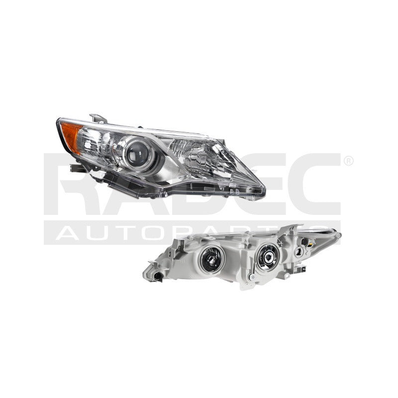 Faro Ty Camry 12-13 Fondo Cromado Tyc Izq