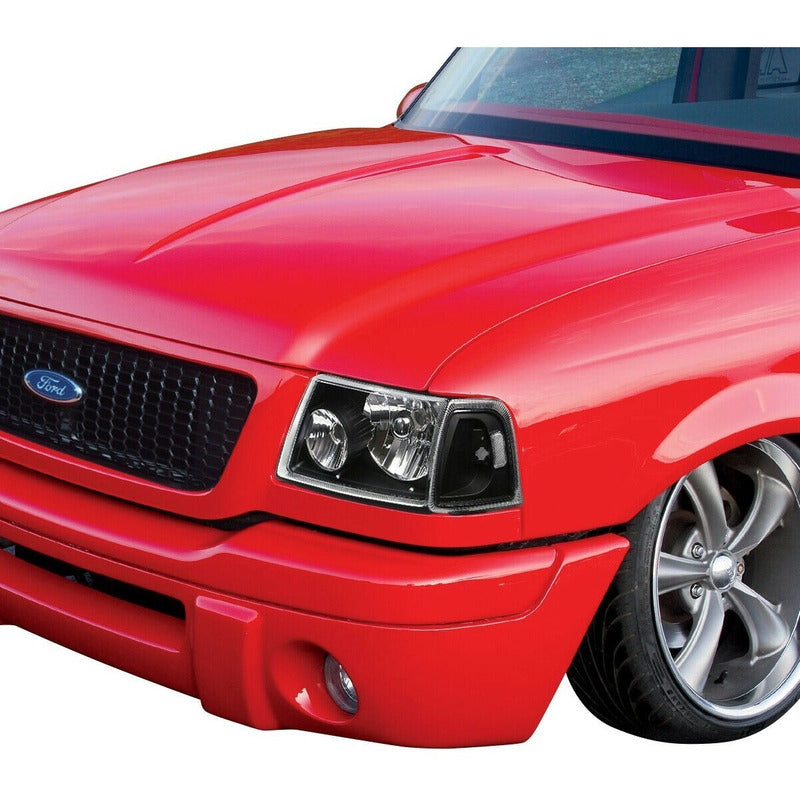 Ford Ranger 2001-2011 Faros Y Cuartos Negros